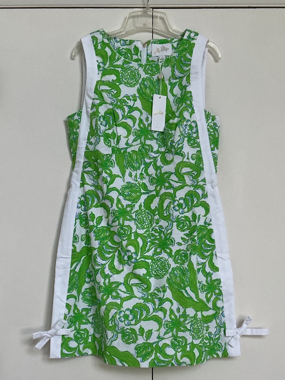 Lilly Pulitzer sz 10 Beckler Stretch Shift Dress Daffodil Hill NWT
